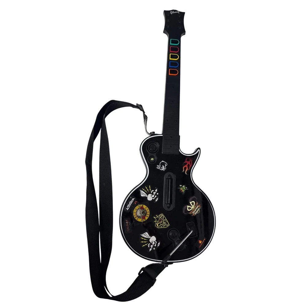 RedOctane Guitar Hero Les Paul Xbox 360 Controller Unisex OS Black Rock TESTED